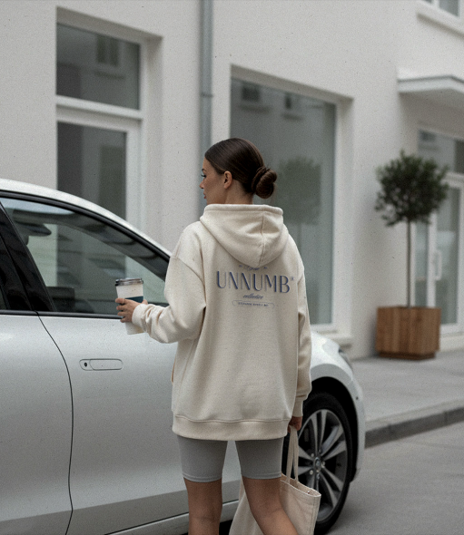 UNNUMB hoodie apparel mockup